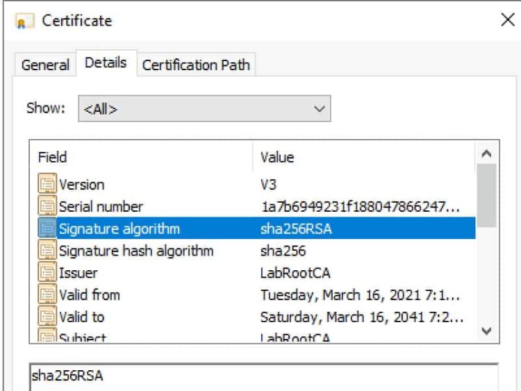 Convert Your Microsoft Ca From Rsassa Pss To Sha Rsa Derek Seaman S